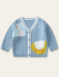 Cute Duck Sweater Cardigan