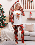 Cute Elk Printed Family Matching Pajamas - CCMOM