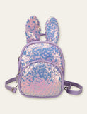 Cute Rabbit Sequined Flower Schoolbag Backpack - CCMOM