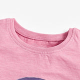 Cute Rainbow Appliqué T-shirt - CCMOM