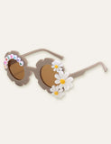 Cute Style Flowers Glasses