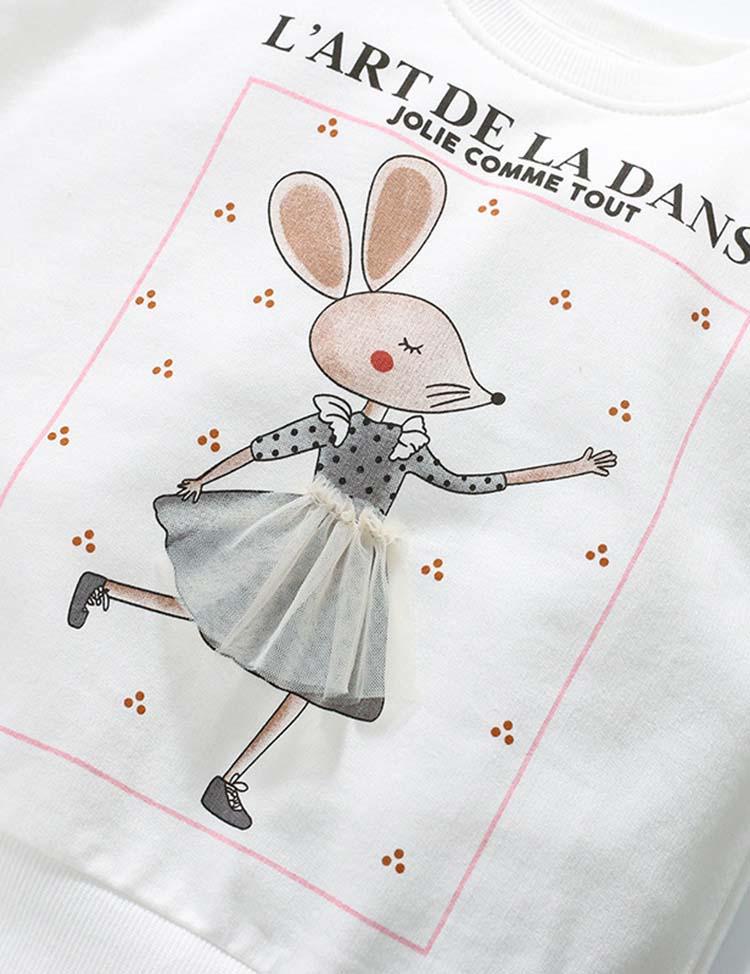 Dancing Mouse Printed Sweatshirt - CCMOM