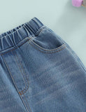 Denim Bell-Bottom Jeans - CCMOM