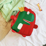 Dinosaur Appliqué School Backpack - CCMOM