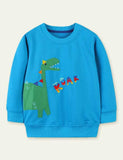 Dinosaur Appliqué Sweater - CCMOM
