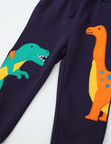 Dinosaur Appliqué Sweatpants - CCMOM