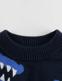 Dinosaur Brocade Sweater - CCMOM