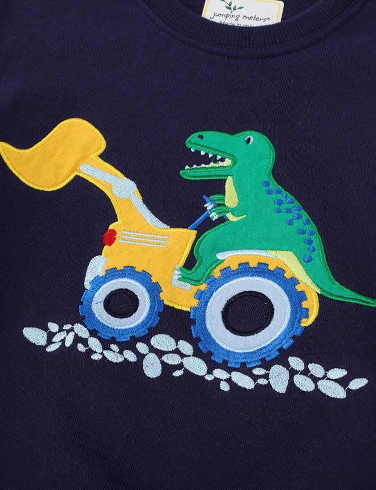 Dinosaur Bulldozer Fun Sweatshirt - CCMOM