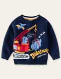 Dinosaur Crane Long Sleeves Sweater - CCMOM