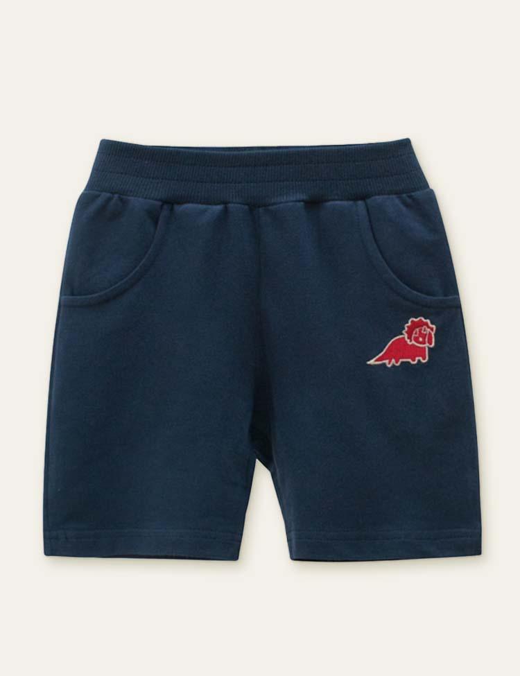 Dinosaur Cute Embroidered Shorts - CCMOM