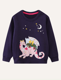 Dinosaur Embroidered Children's Sweatshirt