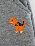 Dinosaur Embroidery Velvet Sweatpants - CCMOM