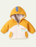 Dinosaur Even Hat Clip Cotton Jacket