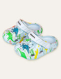 Dinosaur Letter Printed Soft Bottom Sandals - CCMOM