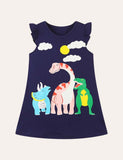 Dinosaur Printed Dress - CCMOM