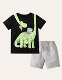 Dinosaur Printed Set