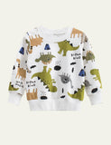 Dinosaur Printed Sweater - CCMOM