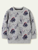 Dinosaur Printed Sweater