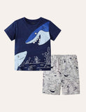 Dinosaur Shark Printed Set - CCMOM