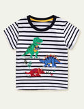 Dinosaur Striped T-shirt - CCMOM
