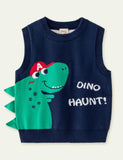 Dinosaur Sweater Vest - CCMOM