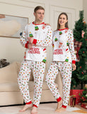 Christmas Tree Elk Printed Family Matchting Pajamas