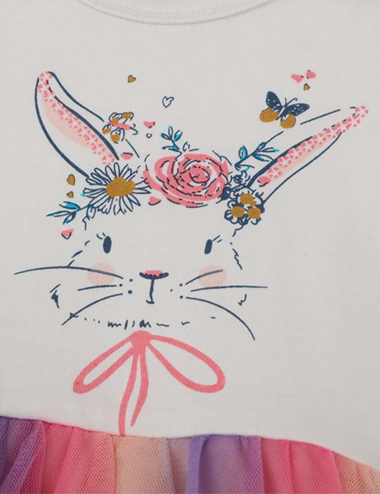 Easter Bunny Mesh Dress - CCMOM