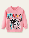 Elephant Printed Sweatshirt - CCMOM