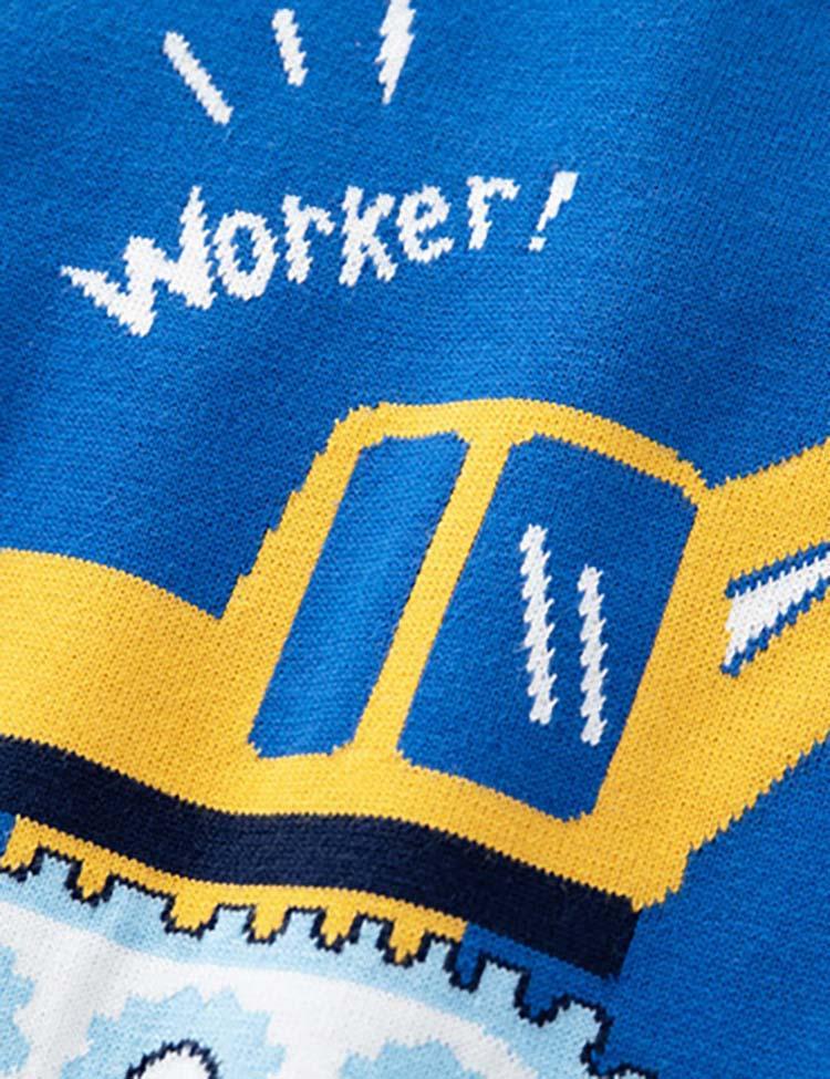 Excavator Knitted Sweater - CCMOM