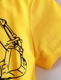 Excavator Printed T-shirt - CCMOM