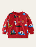 Christmas Gingerbread Man Animal Printed Sweatshirt