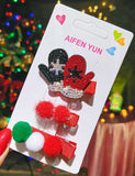 Christmas Cartoon Pattern Barrettes