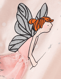 Fairy Printed Long-Sleeved Dress - CCMOM