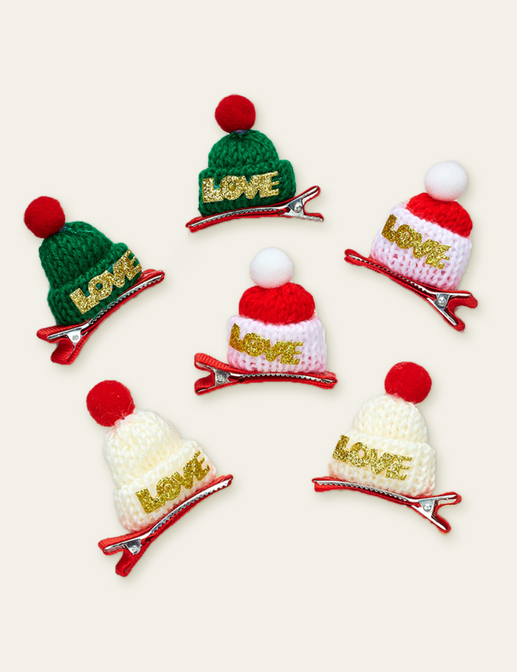 Christmas Cute Hat Barrettes