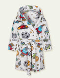 Flannel Cartoon Printed Nightgown - CCMOM