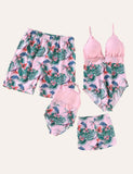 Floral Family Matching Swim Suit