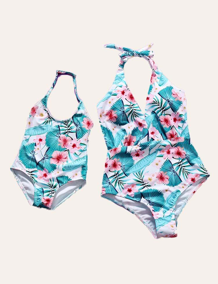 Floral Family Matching Swimsuit - CCMOM