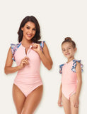 Floral Printed Family Matching Swimsuit - CCMOM