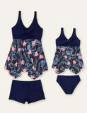 Floral Printed Family Matching Swimsuit - CCMOM