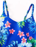 Floral Printed One-Piece Swimsuit - CCMOM