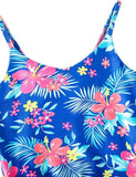 Floral Printed One-Piece Swimsuit - CCMOM