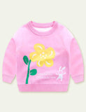 Flower Jacquard Sweater - CCMOM