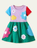 Flower Patch Knitted Dress - CCMOM