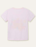 Flower Printed Cute T-shirt - CCMOM