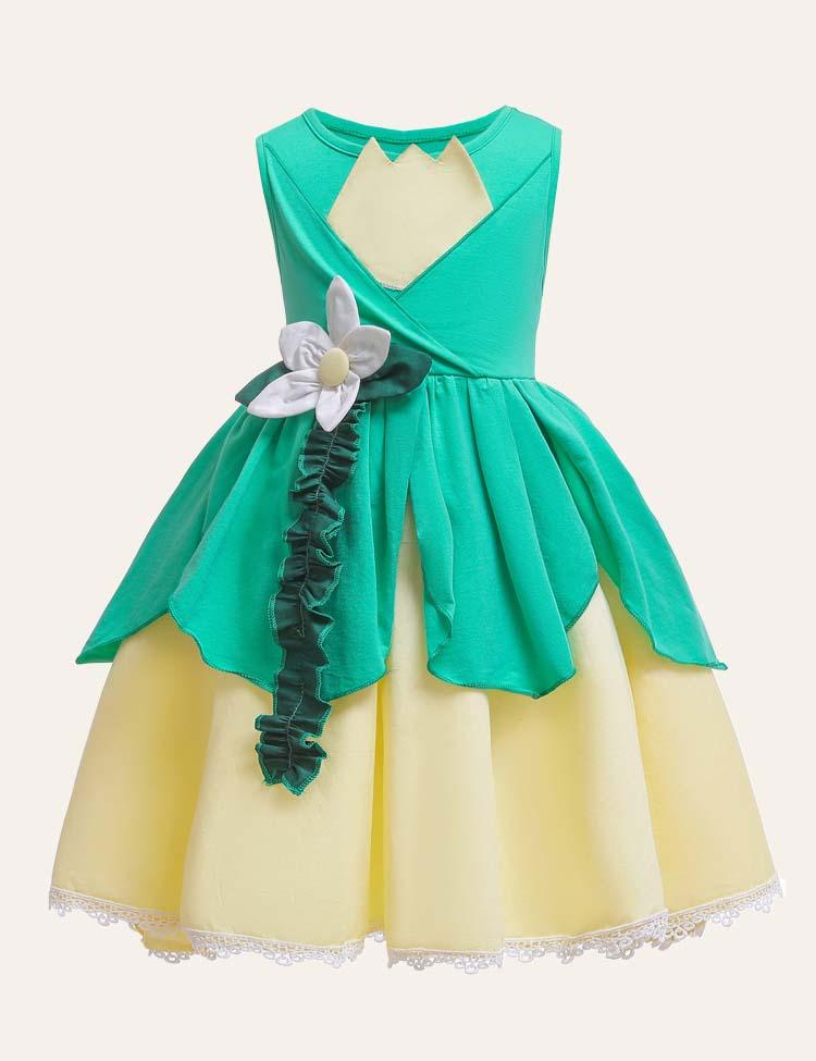 Flower Sleeveless Party Dress - CCMOM
