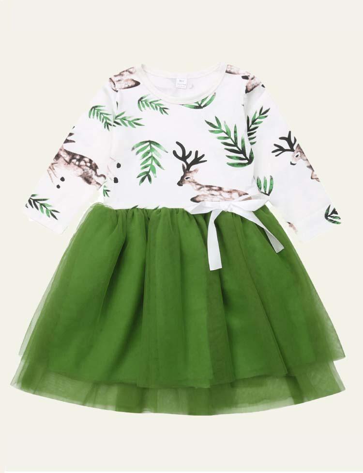 Forest Green Tulle Dress - CCMOM