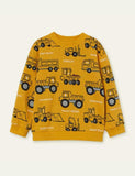 Forklift Printed Sweater - CCMOM