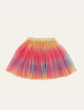 Free Rainbow Star Mesh Skirt