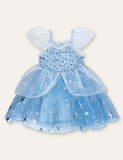 Frozen Mesh Party Dress - CCMOM
