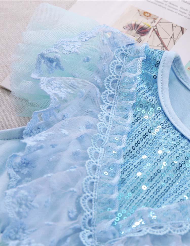Frozen Star Mesh Party Dress - CCMOM